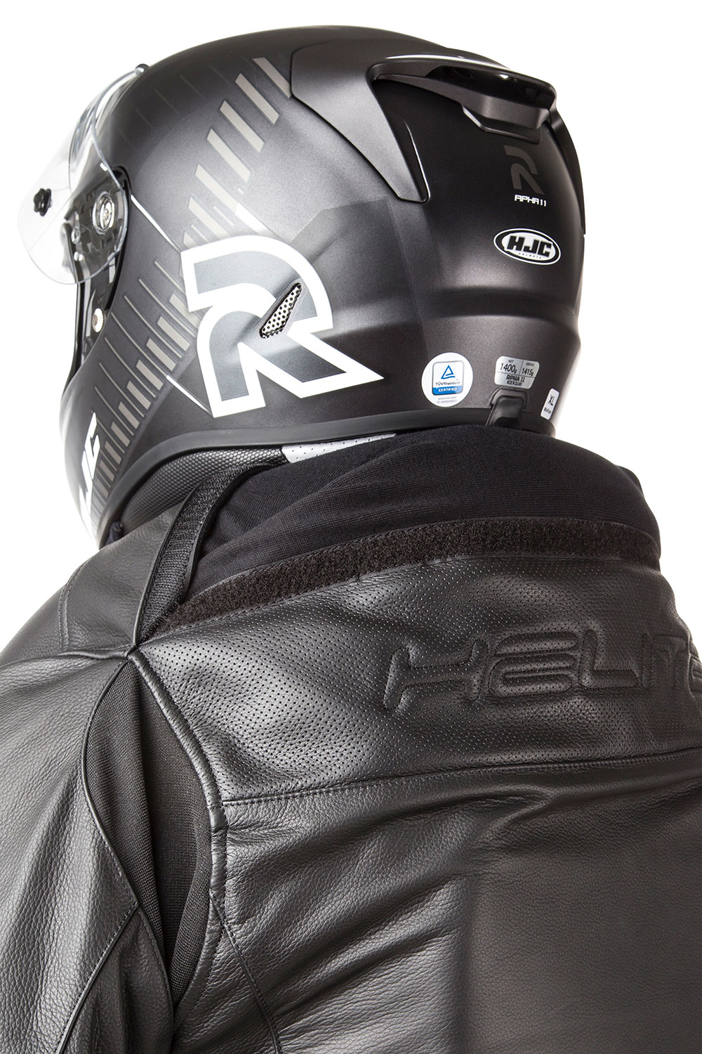 Helite Roadster læder airbag jakke til motorcyklister